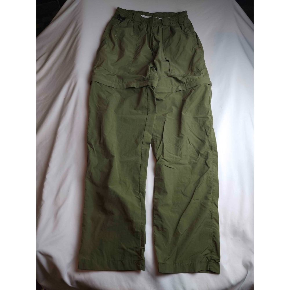 World Wide Sportsman Convertible Cargo Pants Mens Medium Green Utility Gorpcore